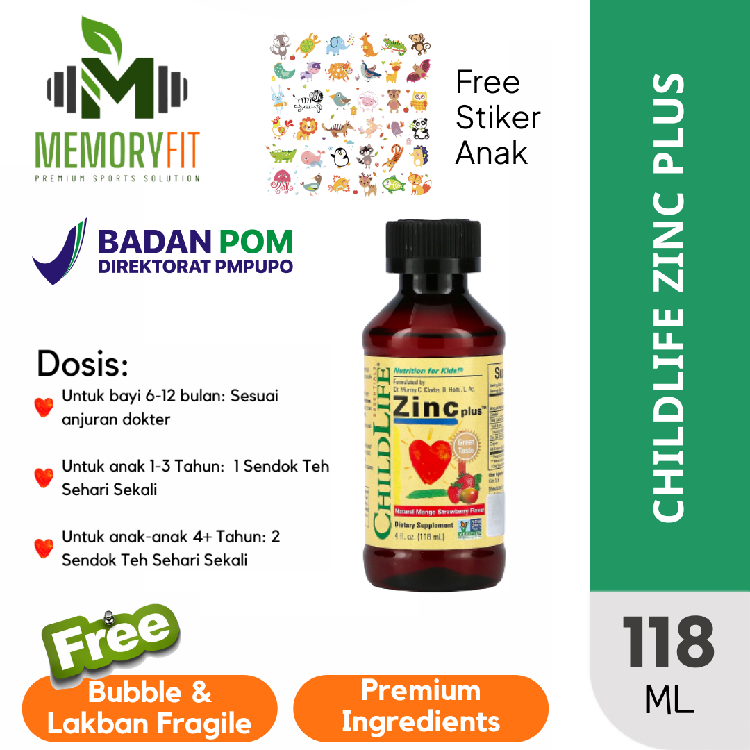 Jual Childlife Zinc Plus Vitamin Anak Suplemen Child Life - D3 Di ...