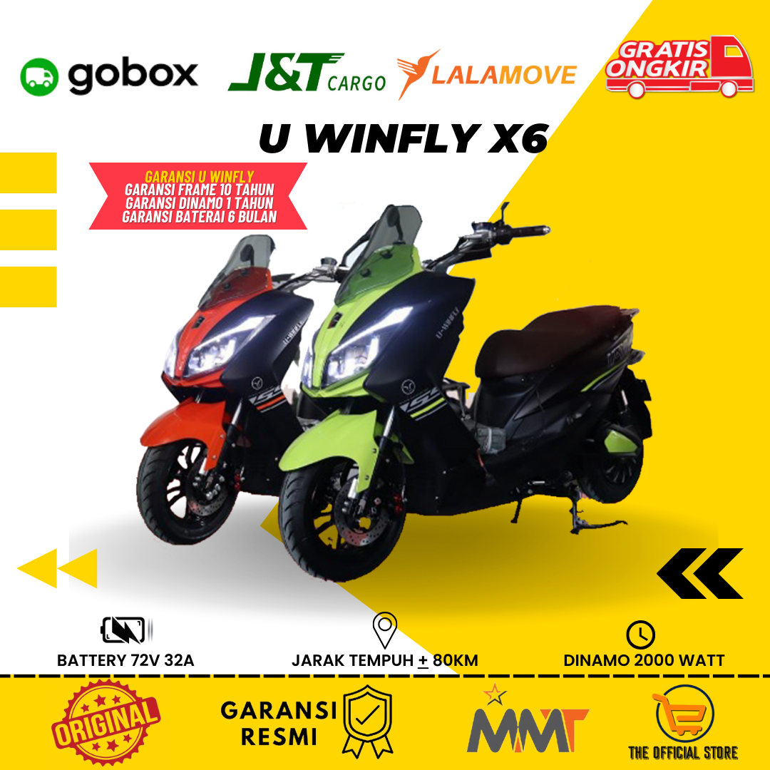 Jual Sepeda Motor Listrik Uwinfly X6 Terbaru Dengan Harga Termurah Di