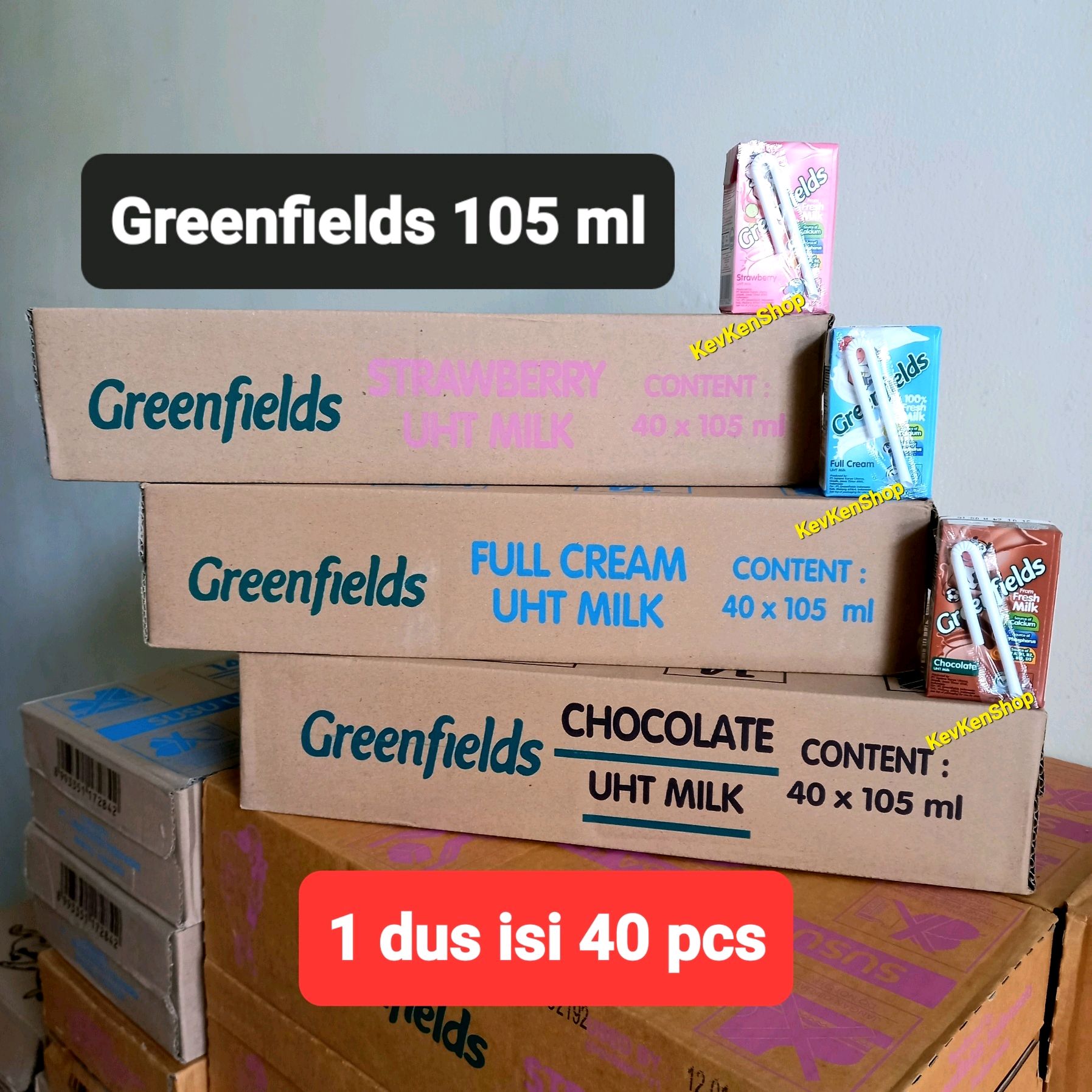 Jual GREENFIELDS UHT Susu 125 ml GREEN FIELDS 125ml Harga per Dus isi