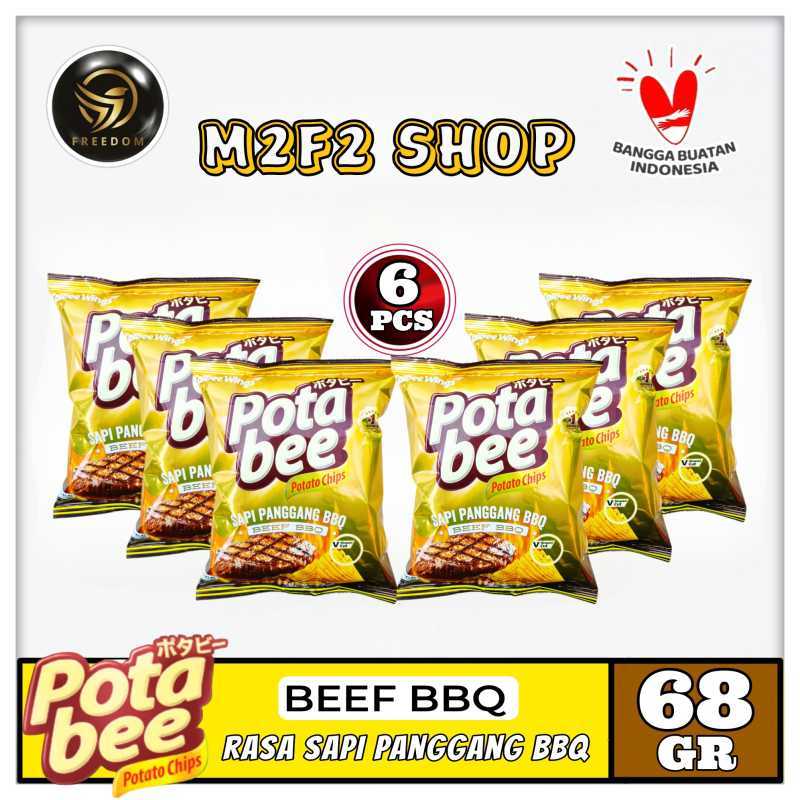 Jual Keripik Kentang Potabee Rasa Daging Sapi | Beef Bbq - 68 Gr ...