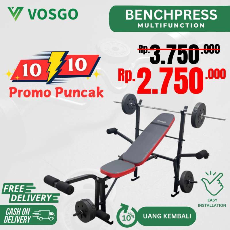 Jual bench gym on sale
