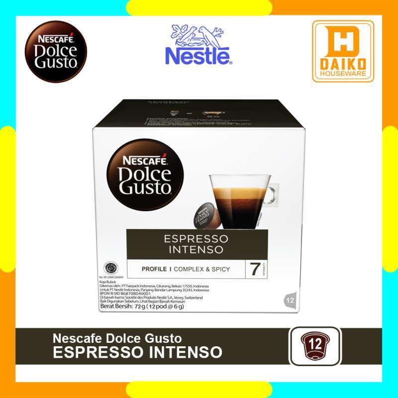 Promo Capsule Ndg Nescafe Dolce Gusto Espresso Intenso Box Isi 12