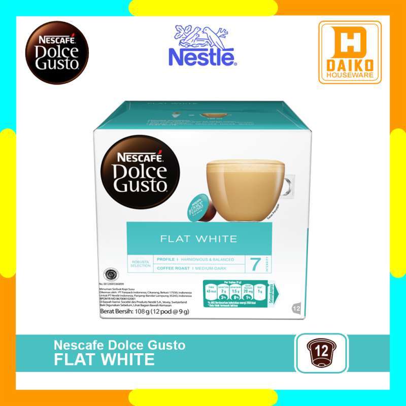Promo Capsule Ndg Nescafe Dolce Gusto Flat White Box Isi 12 Kopi
