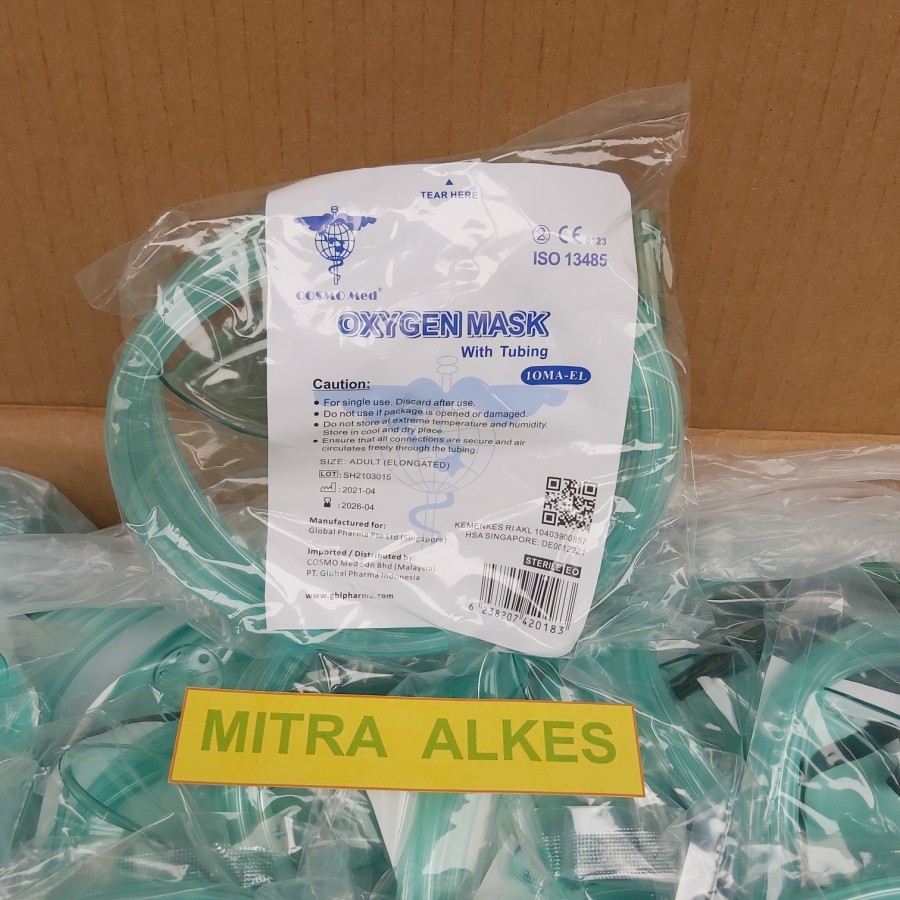 Masker O2r Jual Masker Oksigen Dewasa. Oxygen Mask Adult. Ogxygen. Masker O2 /Mask ...