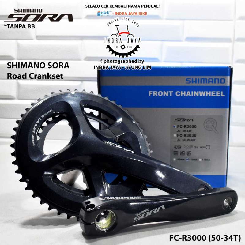 Crank Shimano Sora Crankset Sora R3000 Crank Shimano Sora R3000 50