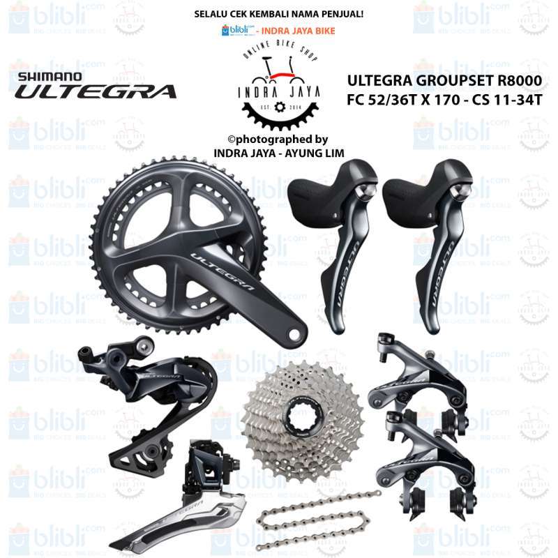 Jual Shimano Ultegra R8000 latest Groupset