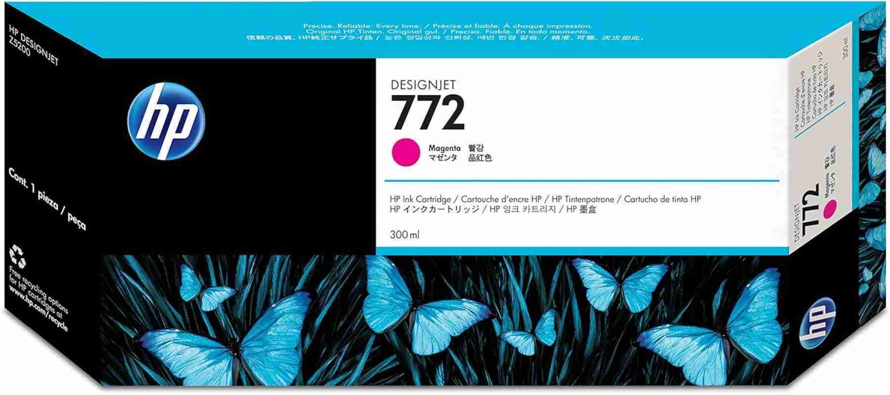 HP 772 マゼンタインクカートリッジ 300ml CN632A Jual Tinta Hp 772 300ml Magenta Designjet Ink Cartridge Cn629a Di