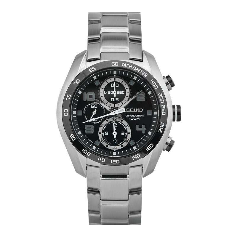 Promo Jam Tangan Pria Seiko Chronograph Sndd35p1 Black Dial Stainless Steel Strap Diskon 26 Di Seller Machtwatch Official Store Kedoya Utara 2 Kota Jakarta Barat Blibli
