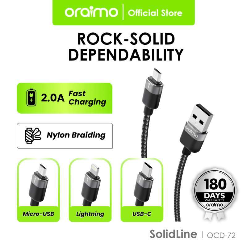 promo-oraimo-data-cable-solidline-kabel-android-type-c-5v-3a-fast