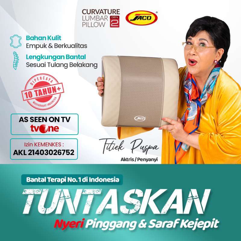Promo Qudu Lumbar Pillow Gen 2 Bantal Terapi Tulang Belakang Diskon 20 Di Seller Jaco Tv Shopping Official Store Pejagalan Kota Jakarta Utara Blibli