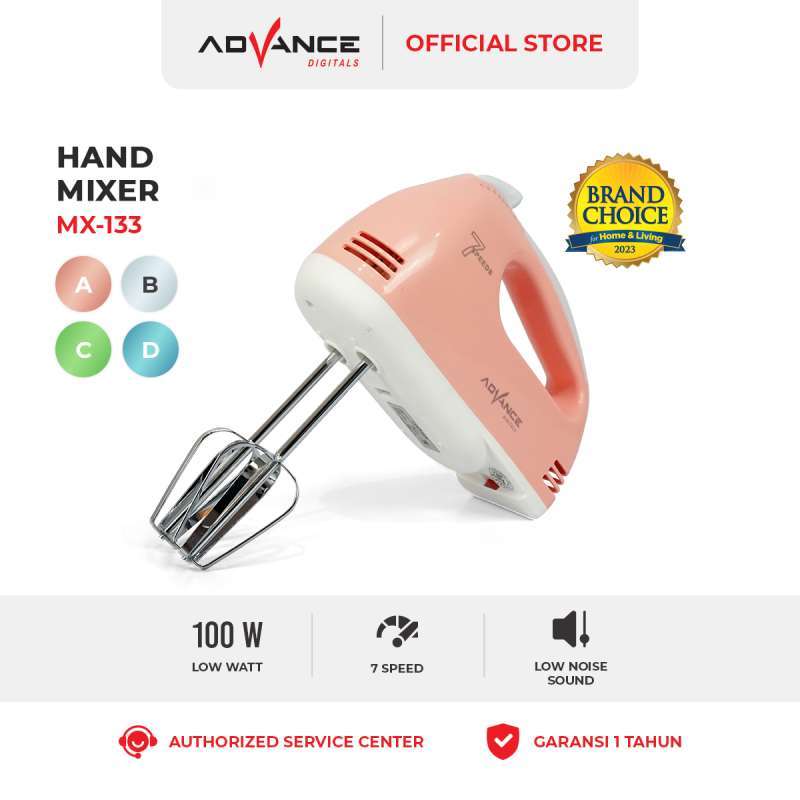 Promo Hand Mixer Advance Mx133 Alat Pengaduk Dengan 7 Kecepatan