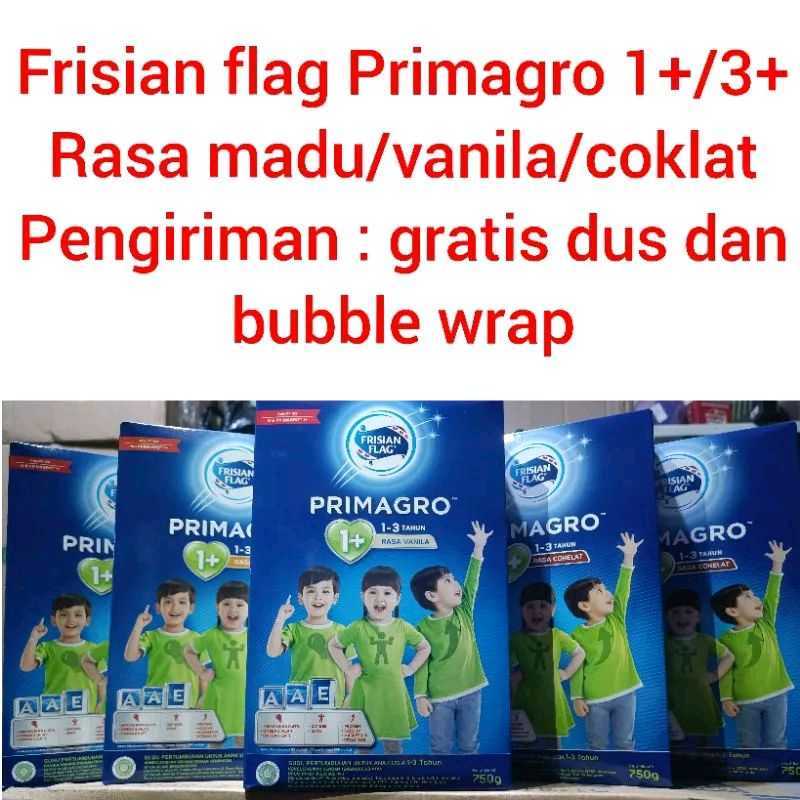Jual Susu Pertumbuhan Frisian flag Primagro 1+/3+ Rasa Vanila/Madu ...