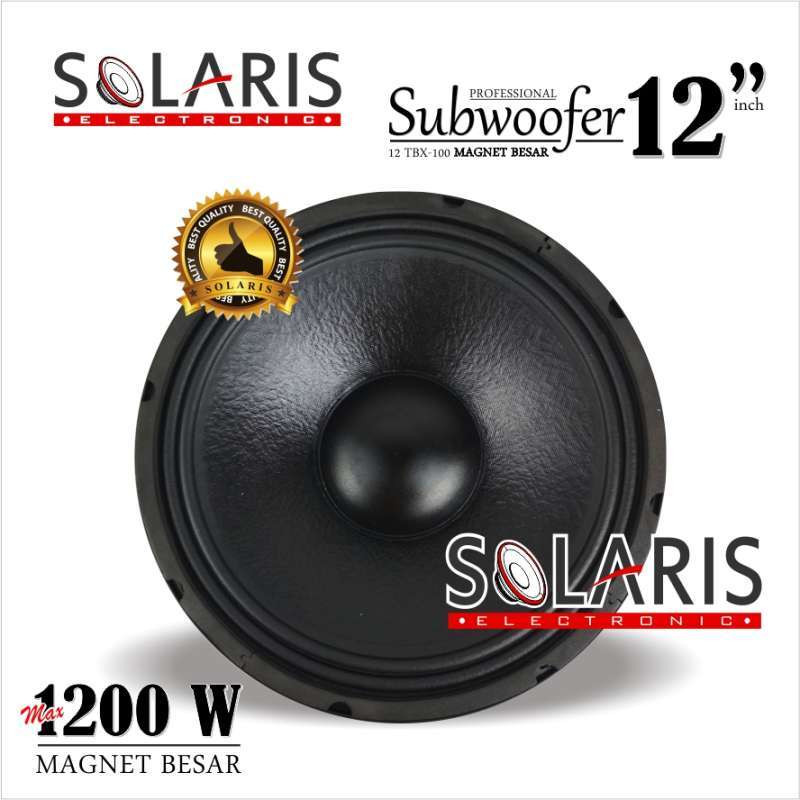 SUBWOOFER 12 Inch 1200 Watt COIL Inch CRIMSON 12 TBX-100