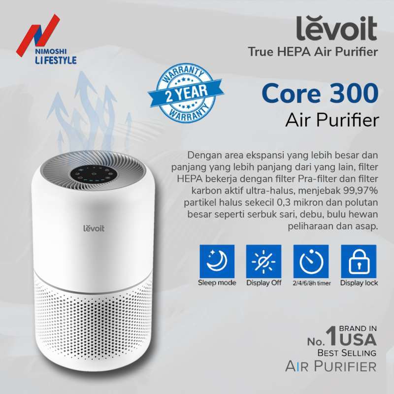 Jual Levoit Core 300 True HEPA Air Purifier di Seller Levoit USA