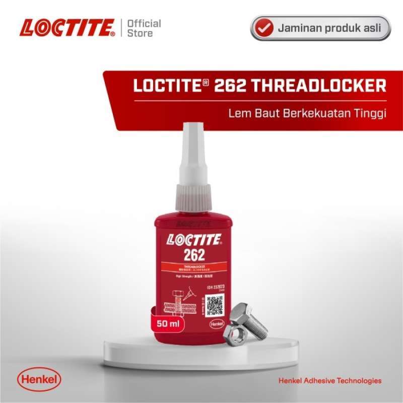 Promo Henkel Loctite 262 Threadlocker Lem Baut 50 Ml Diskon 4% Di ...