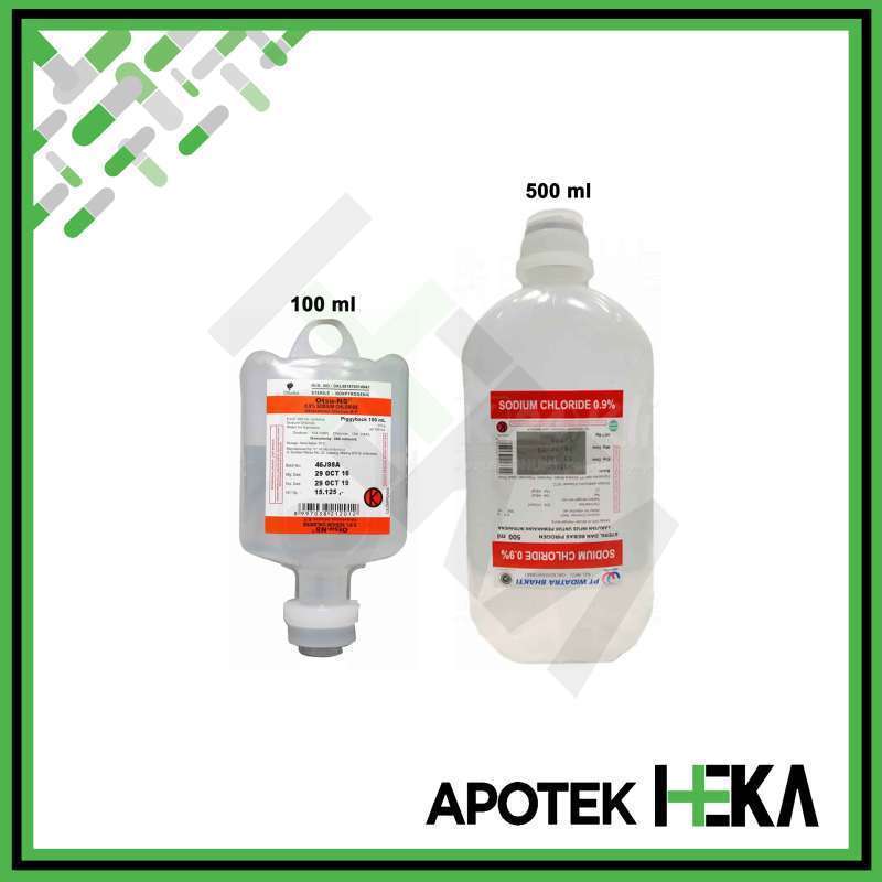 Jual Sodium Chloride 0.9% 500 ml - Cairan NaCl Isotonik di Seller ...