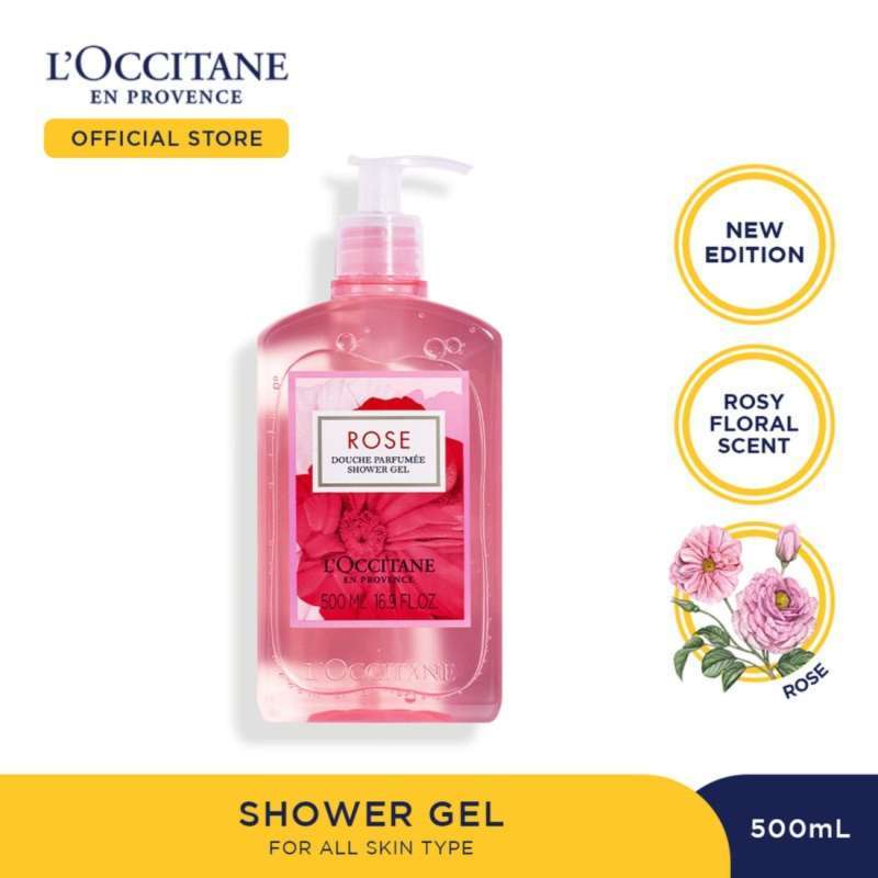 Promo L'Occitane NEW Rose Shower Gel 500ml Diskon 15 di Seller L