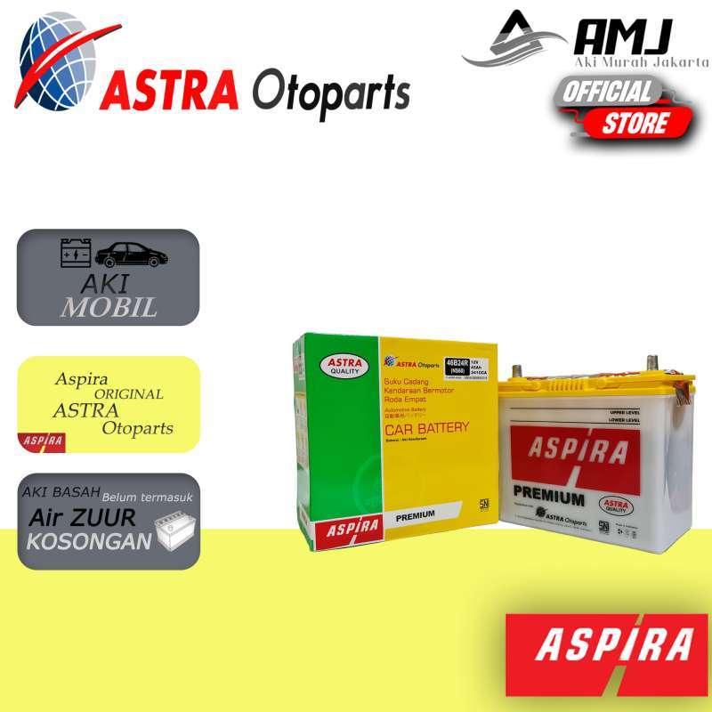 Jual Aki Mobil Daihatsu Taruna ASPIRA ASTRA NS60 Aki Basah 12V / 45 Ah