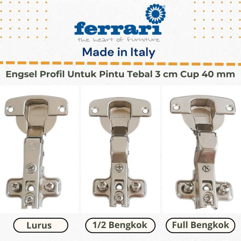 Promo Engsel Sendok Ferrari Untuk Pintu Lemari Panel Tebal Profile ...