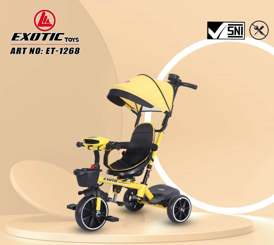 Jual Sepeda Anak Roda Tiga Pacific Exotic Et 1268 Baby Stroller Tricycle Di Seller Toko Broer Gelam Jaya Kab. Tangerang Blibli