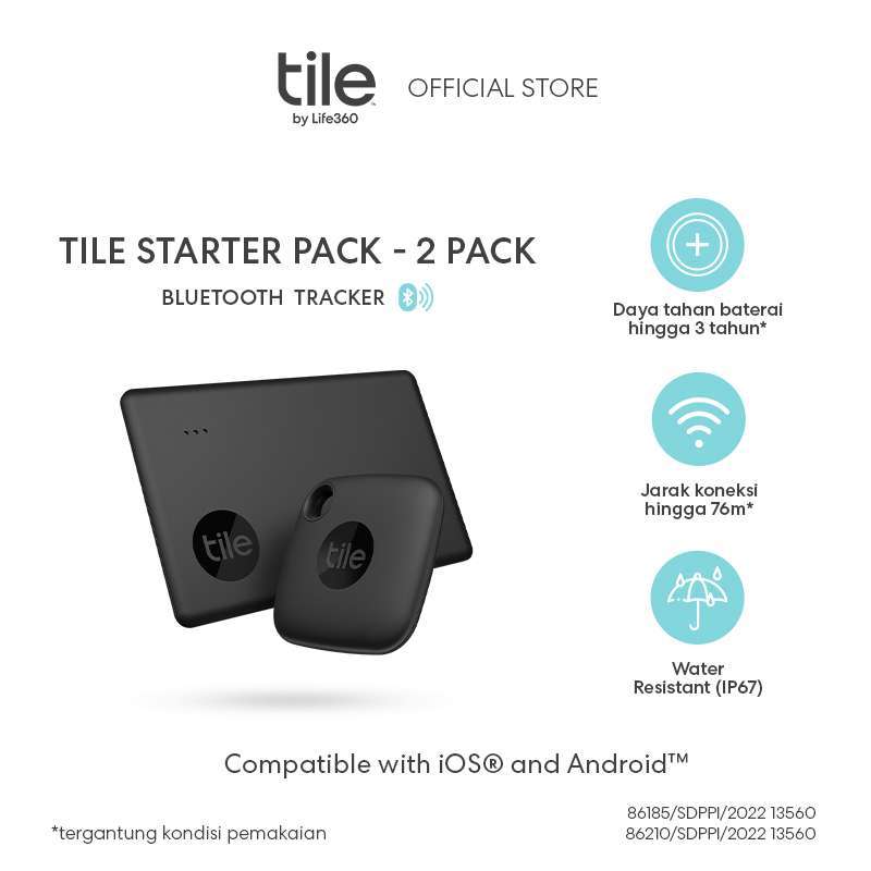 Jual Tile Slim Bluetooth Tracker Spesifikasi Original, Murah & Diskon ...