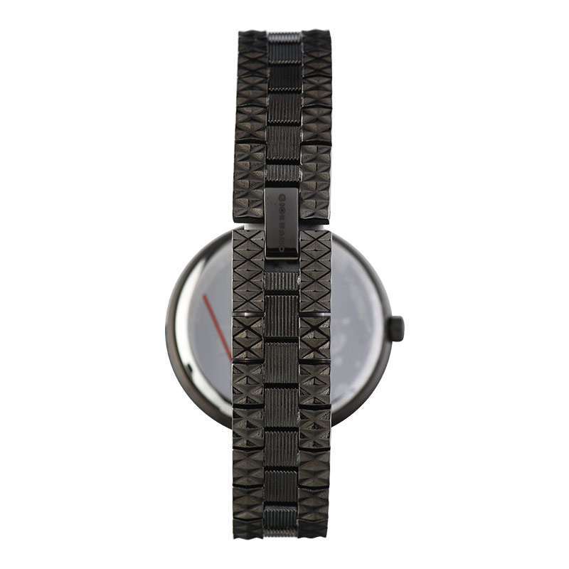 Jam Tangan Wanita Giordano Easytime GD 2134 55 Ladies Gunmetal Dial Gunmetal Stainless Steel Strap