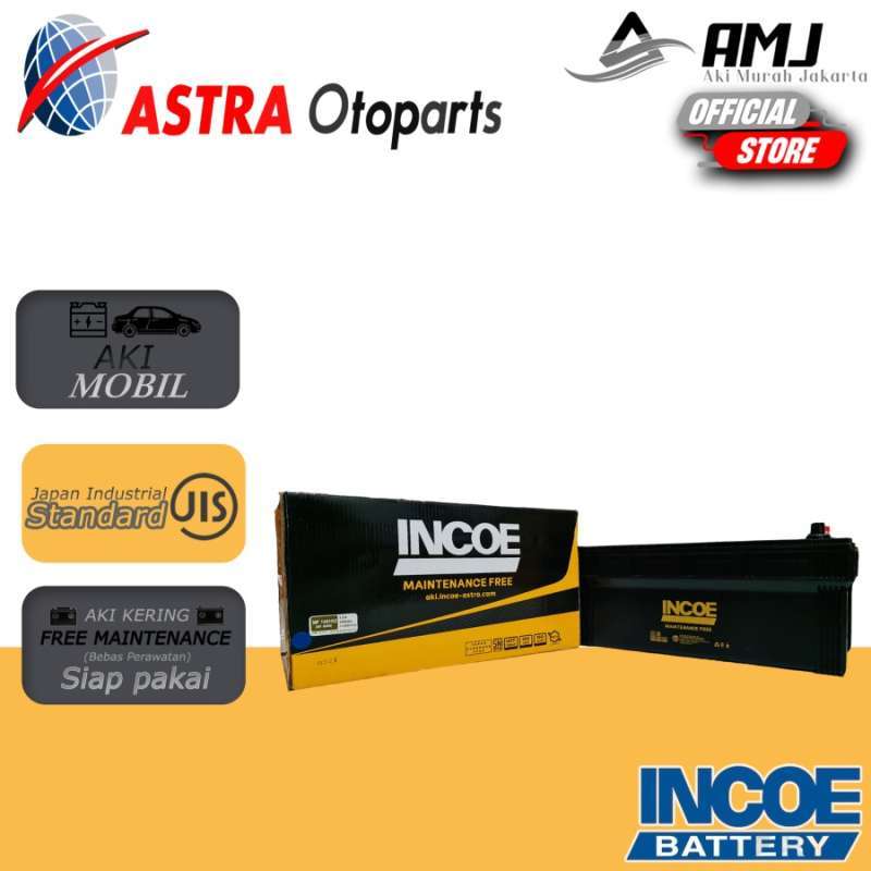 Jual Aki Genset INCOE MF ASTRA N200 / 190H52 Aki Kering 12V / 200Ah di