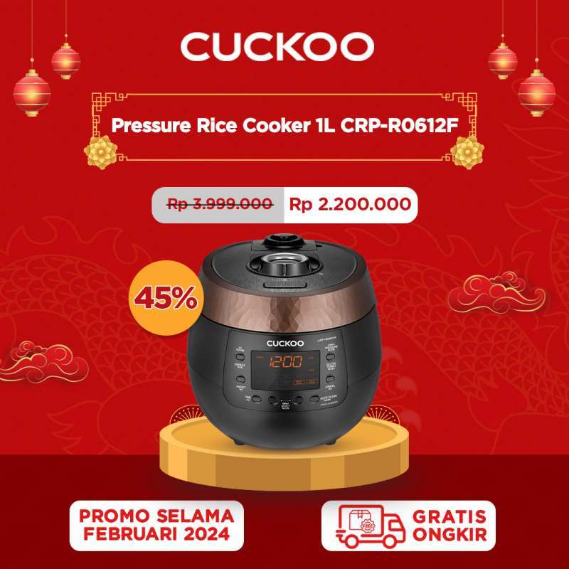 Promo CUCKOO Pressure Rice Cooker 1 L CRPR0612F Magic Com Penanak Nasi Diskon 45 di Seller