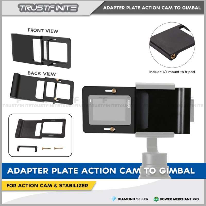 Jual Trustfinite Adapter Switch Plate Gopro 12/11/10/9/8 Dji Osmo