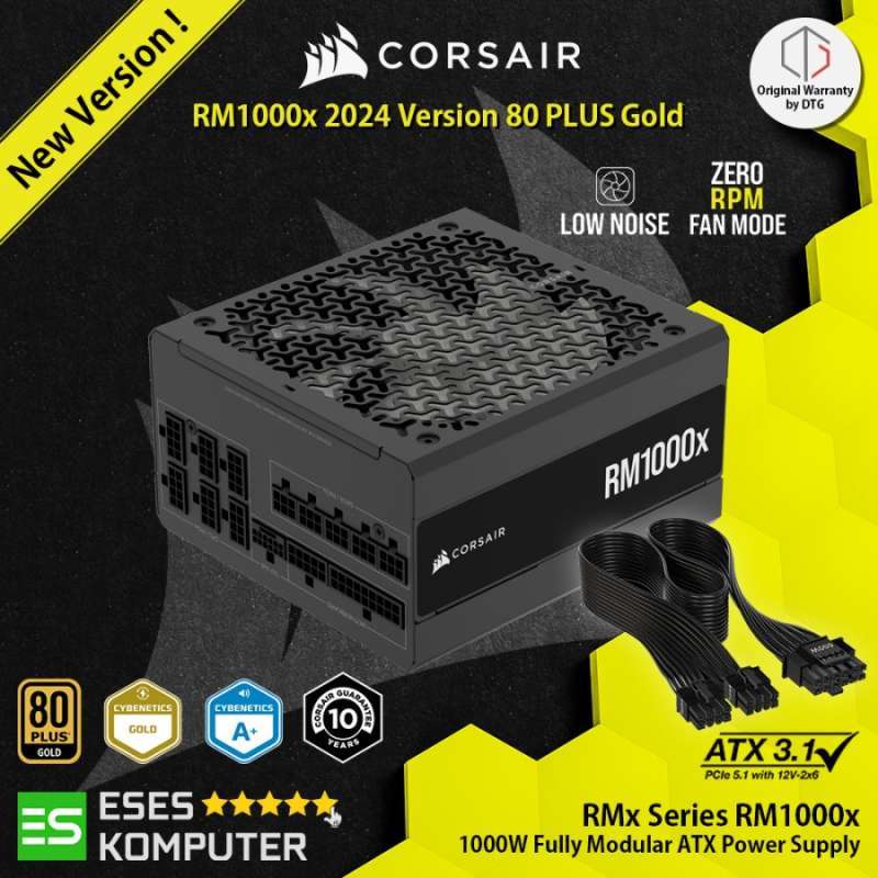 2週間使用】CORSAIR 遣り RM1000x 2024年モデル【ATX3.1】