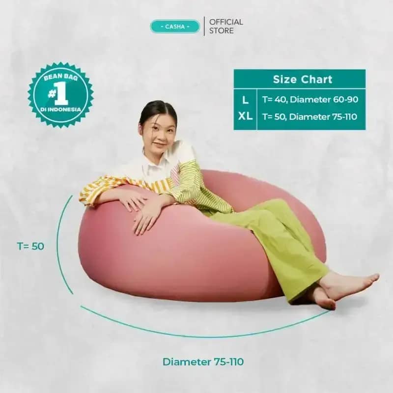 CASHA Gummy Bean Bag Size Large