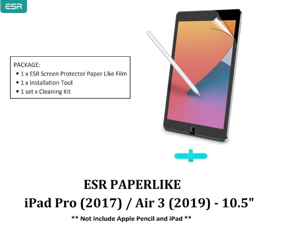 ESR Tempered Glass Paper like for Ipad Ipad Air