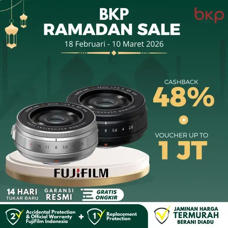 Jual Fujifilm Xf 23mm F/2.8 R Wr Lens / Fujinon Xf 23mm F2.8 R Wr