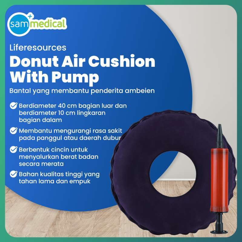 Jual Liferesources Donut Air Cushion With Pump Bantal Udara