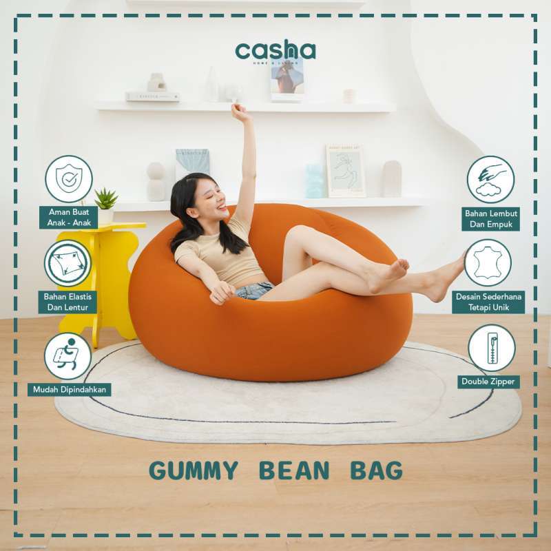 CASHA guaranteed Gummy Bean Bag Size Xtra