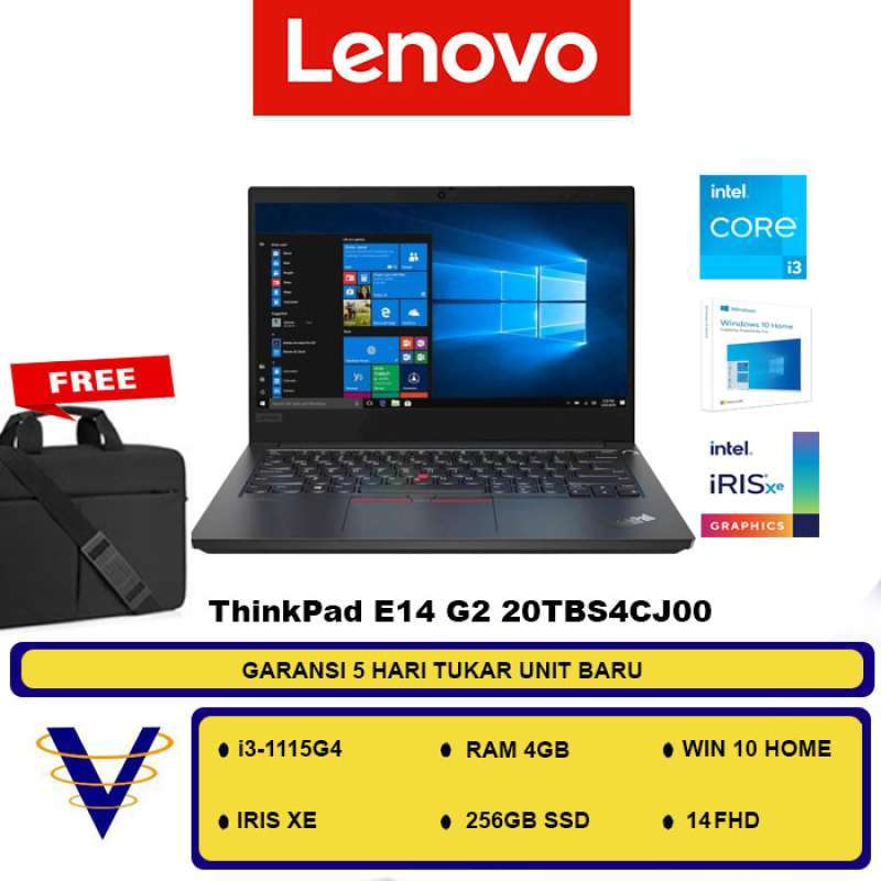 Lenovo ThinkPad E14 Gen2 Intel Notebook (i5-1135G7/ 8GB/ 512GB/Win10 Pro) - A-Speed Infotech Pte