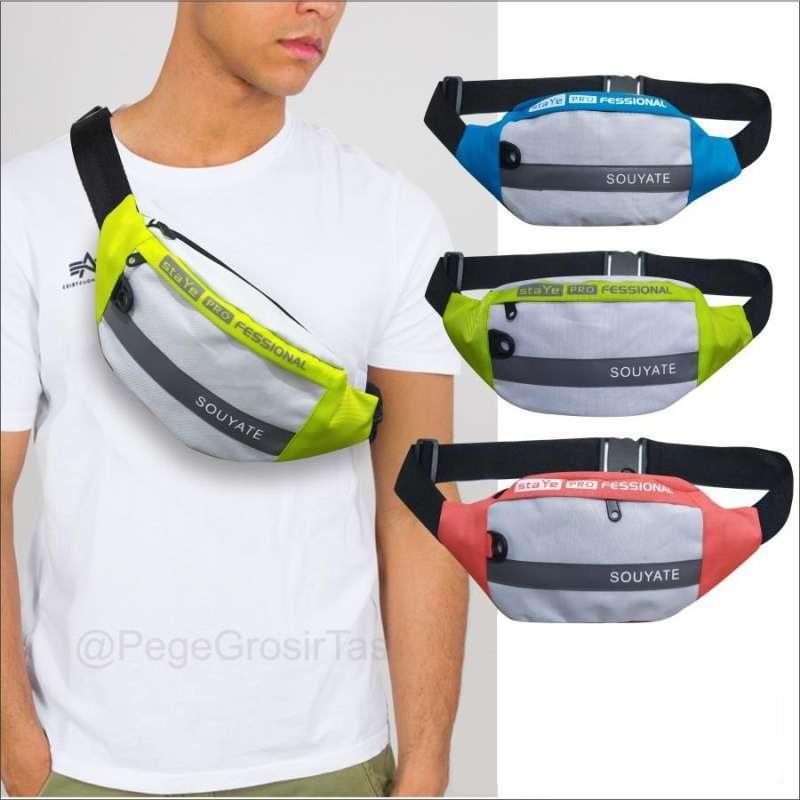 Pege 8834 Waistbag Tas Pinggang Kombinasi Slempang Distro Keren