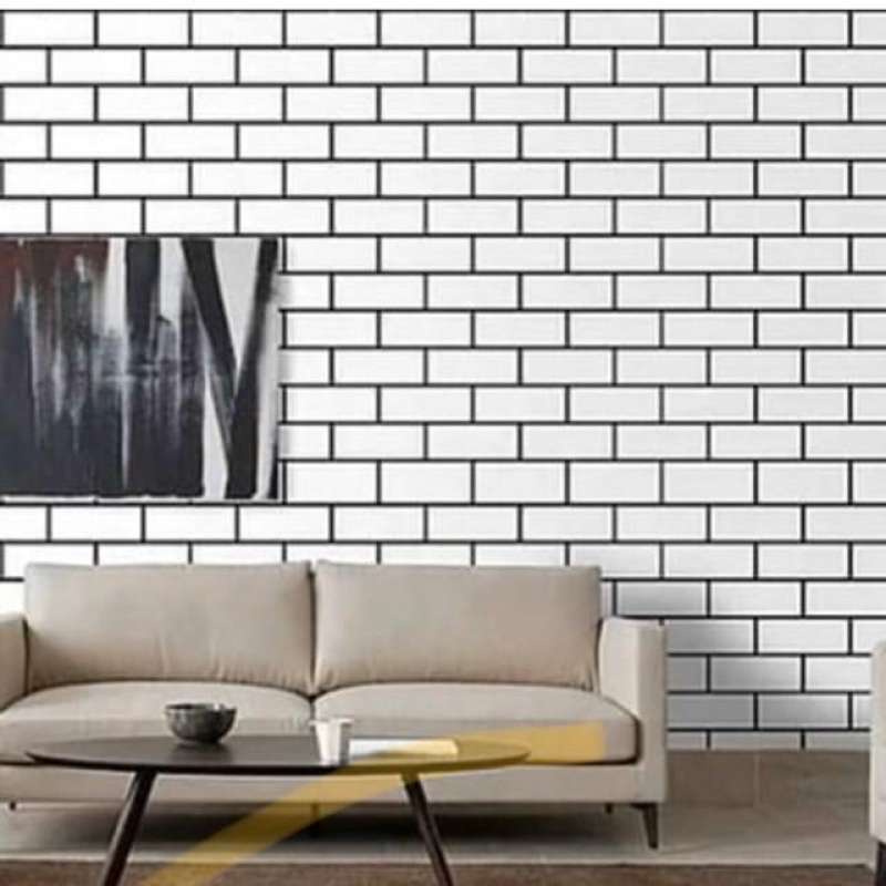 Promo Wallpaper Dinding Keramik Dekorasi Kamar Ruang Tamu Elegan Stiker