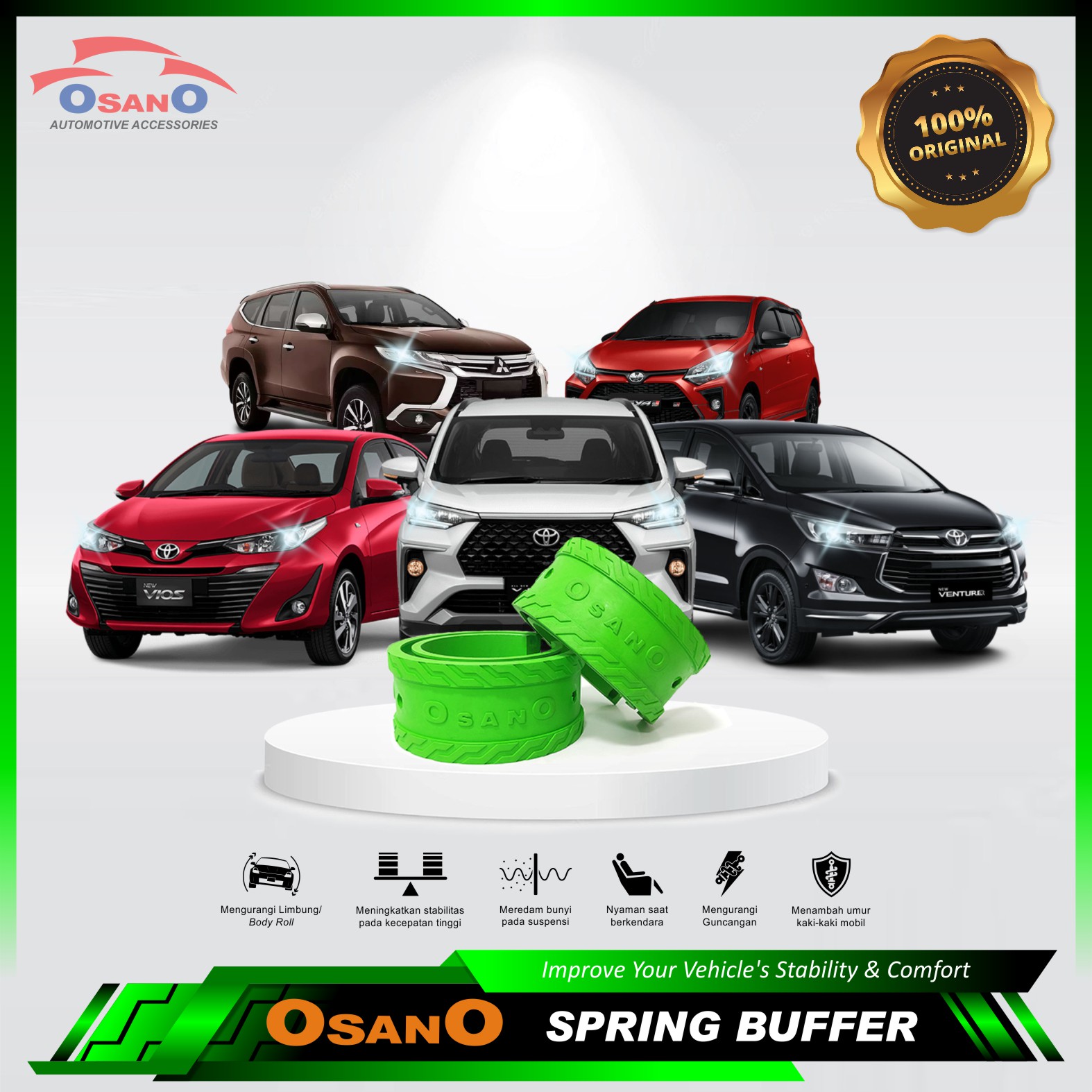 Jual OsanO Spring Buffer Type SBR 04 - Unt HR-V. Accent I20. Baleno di