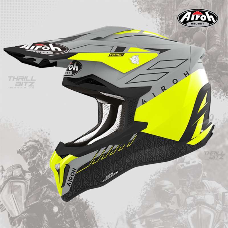 Airoh Strycker Helmet yellow matt XL