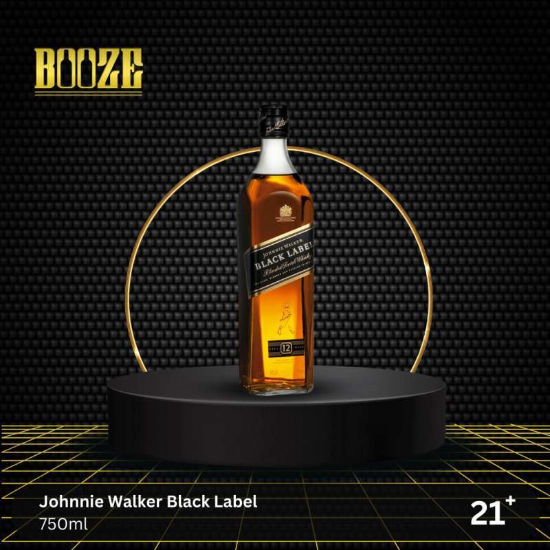 Jual Johnnie Walker JW Black Label Single Malt Grain Scotch Whisky 40