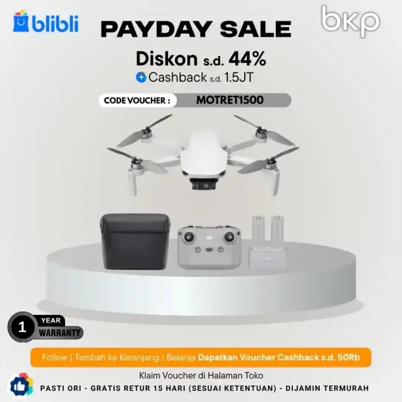 Jual Bkp Dji Mini SE Dji Mini 4k (gl) Drone Garansi Resmi