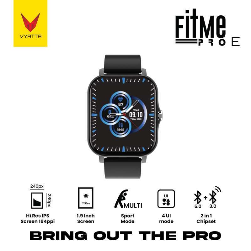 Promo Vyatta Fitme Pro Smartwatch Square Ips Screen 1.9 Bluetooth Phone Call Real Heart Rate Sensor Multi Sports Mode Diskon 63 Di Seller Vyatta Indonesia Official Store Cakung Timur Kota Jakarta Timu...