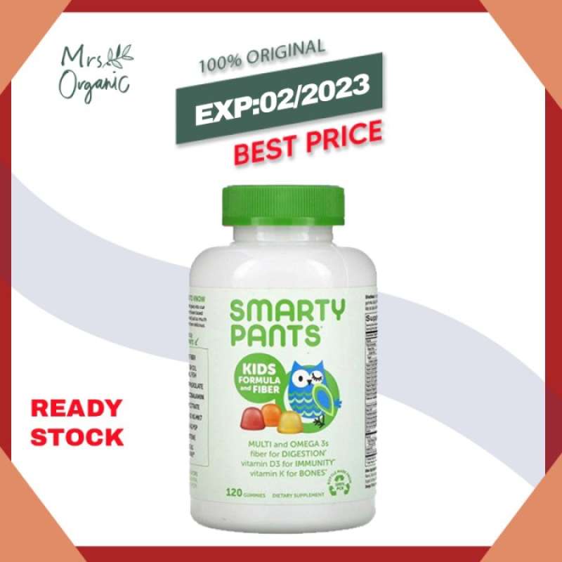 Smarty Pants Kids Multi And Fiber Jual Smarty Pants Kids Multi Omega 3s Fiber - Vitamin Imun Anak