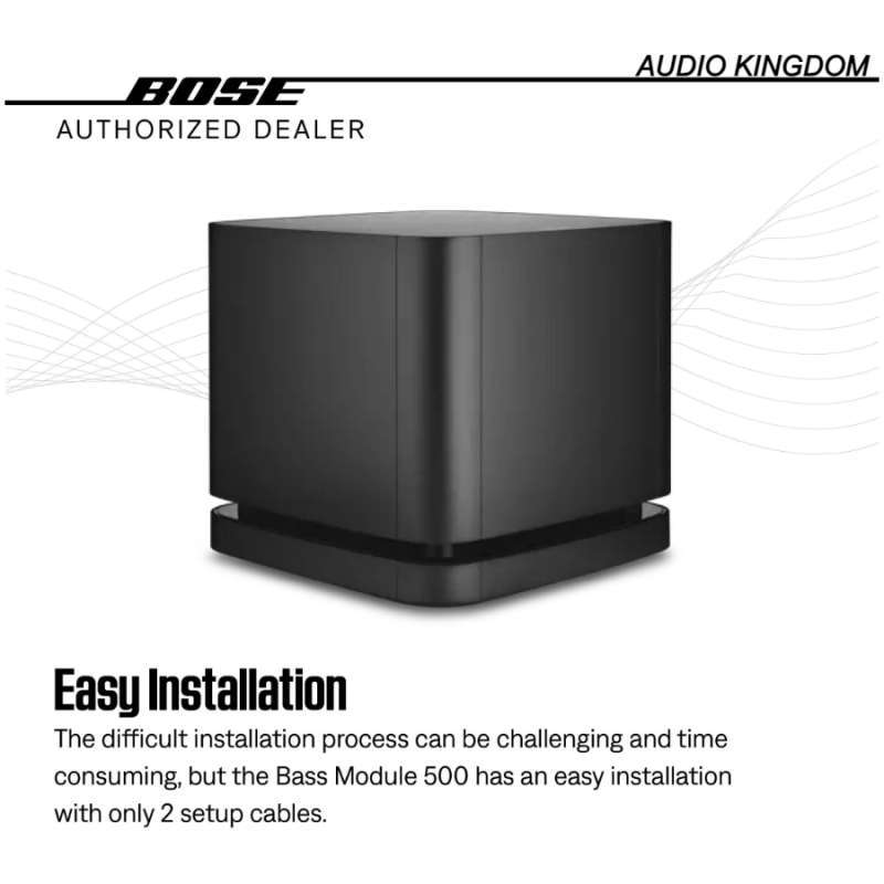 Bose Bass Module 500 Bose 500 Subwoofer Connect To Soundbar Bose