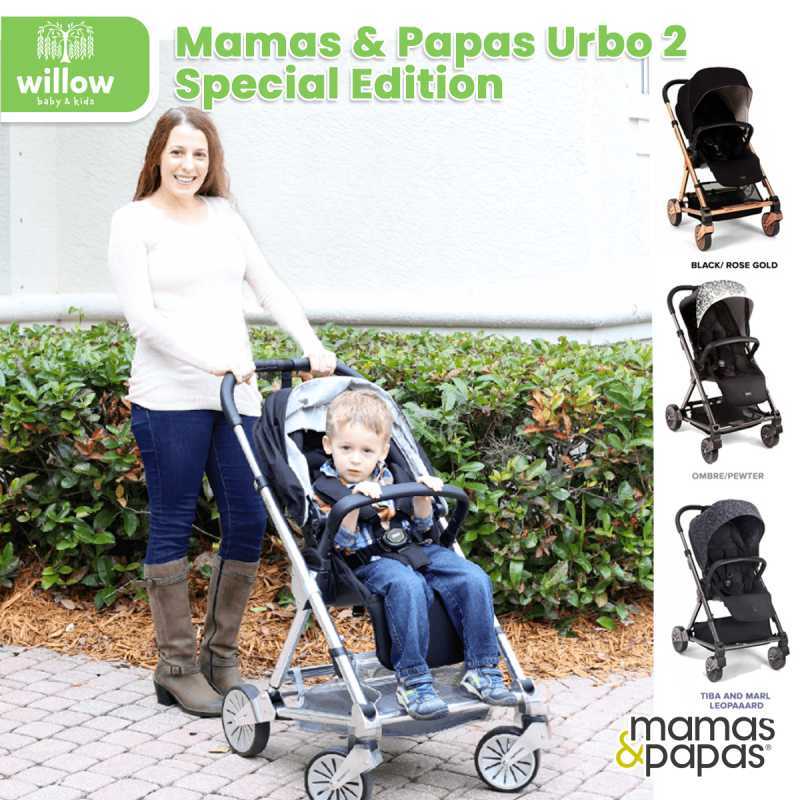 Jual Stroller Mamaspapas Urbo 2 Special Edition Black Rose