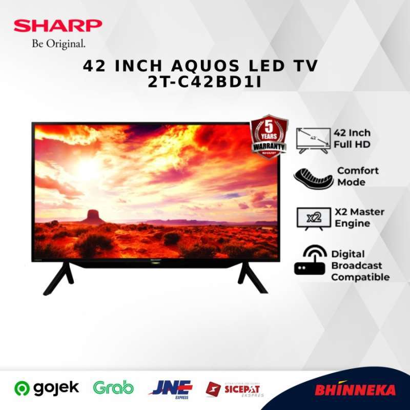 Promo SHARP 42 Inch Aquos LED TV 2TC42BD1i Diskon 14 di Seller