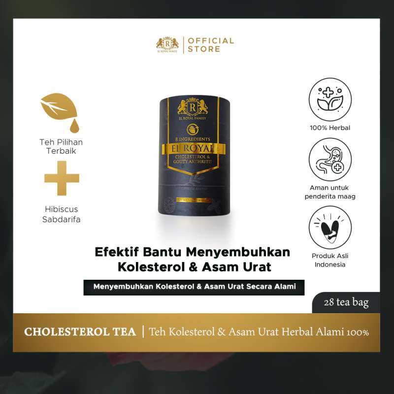 Promo El Royal Cholesterol & Gouty Arthritis Kolesterol Dan Asam Urat
