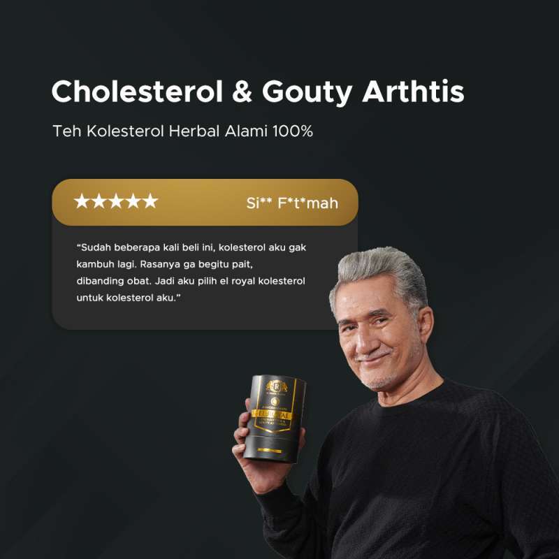 Promo El Royal Cholesterol & Gouty Arthritis Kolesterol Dan Asam Urat