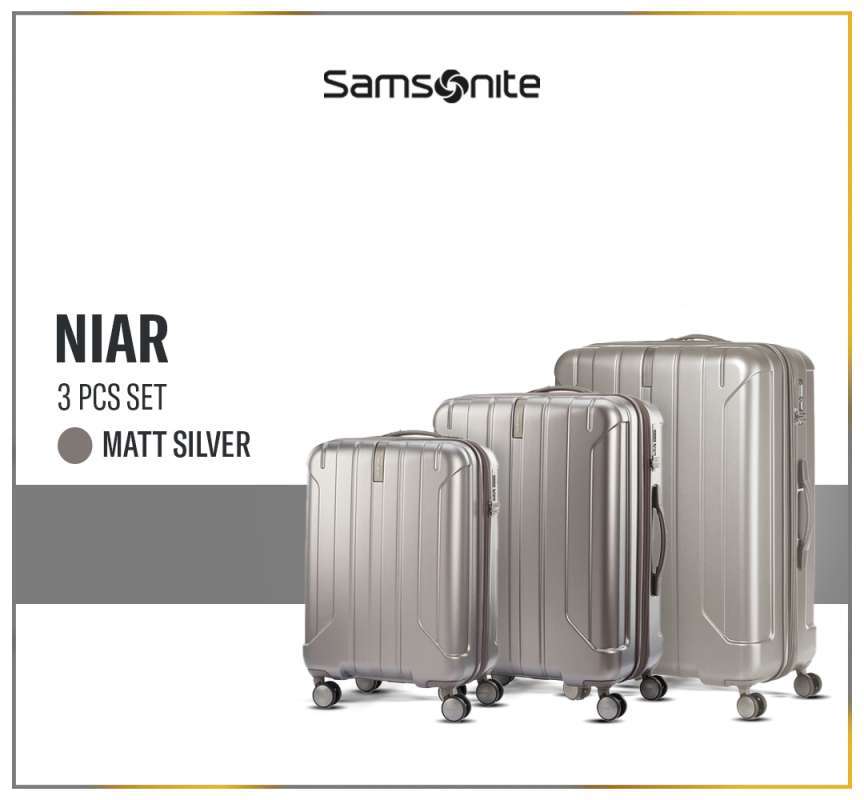 Promo Samsonite Koper Hardcase Niar 3pcs Set (20,24,29 Inch